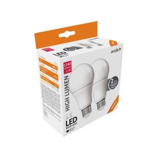 LED žarnica - sijalka TWIN PACK E27 A60 12W 1360lm nevtralno bela 4000K