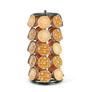 Kovinsko stojalo za 35 kapsul Dolce Gusto 165 x 165 x 320mm črno