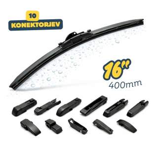 Univerzalna metlica brisalca 10 konektorjev 16" / 400 mm