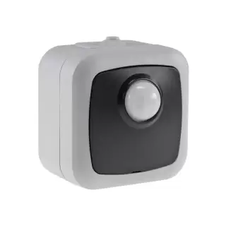 Nadgradni PIR senzor gibanja za vlažne prostore IP44 250V 2-500W siv