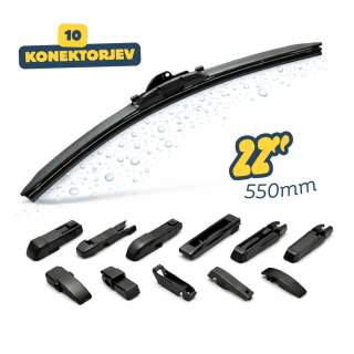 Univerzalna metlica brisalca 10 konektorjev 22" / 550 mm