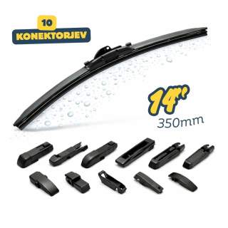 Univerzalna metlica brisalca 10 konektorjev 14" / 350 mm