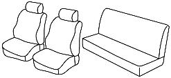 Referenčna skica sedežev za Peugeot 205