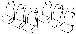 Referenčna skica sedežev za Fiat Multipla