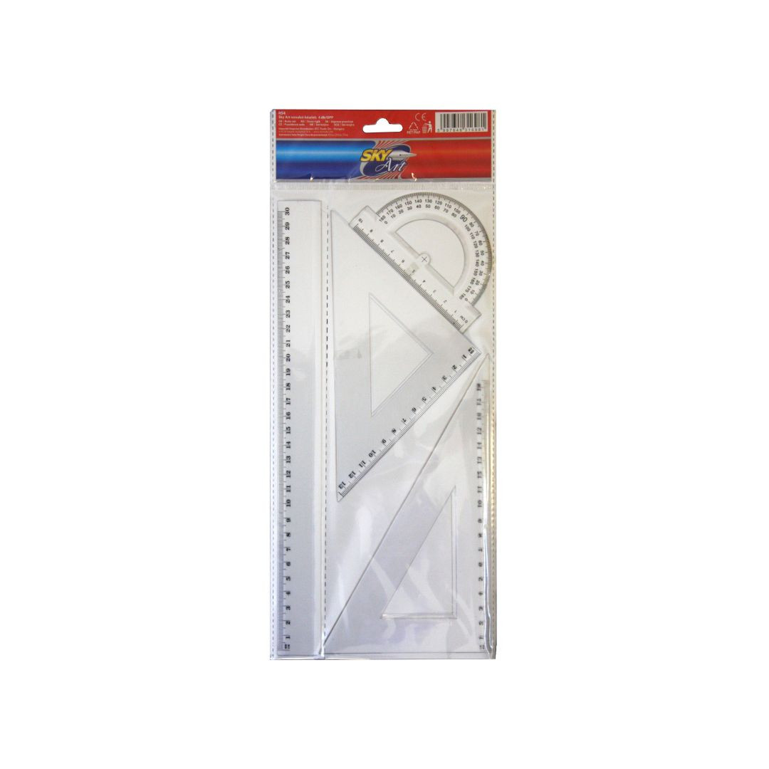Set 4 PVC ravnil