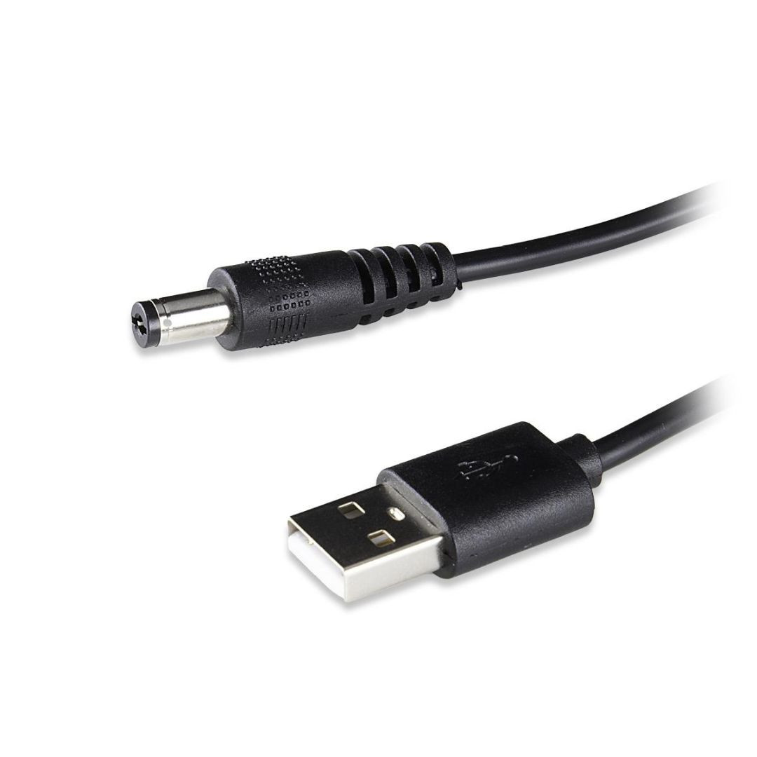 Pretvornik USB 5V - 12V DC 5,5x2,1mm 1,5m kabla za LED trakove, LED črke
