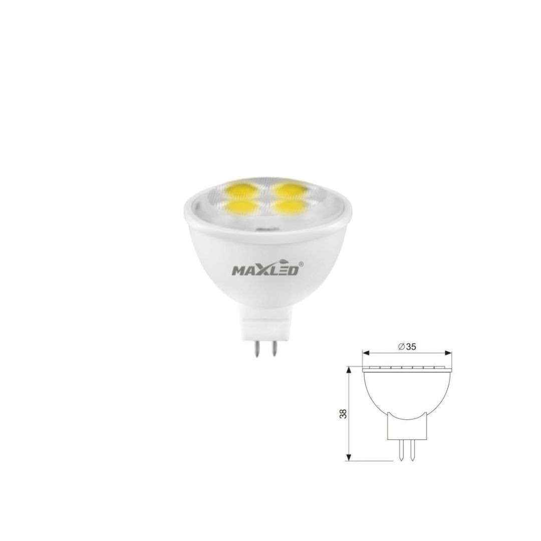 LED sijalka MR11 3W 12V 4000K