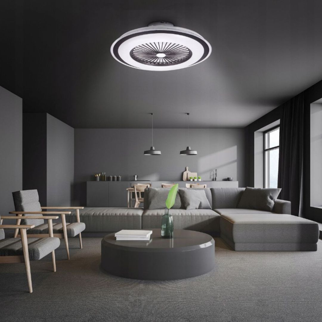 LED plafoniera z ventilatorjem 72W 3000K - 6500K z daljinskim upravljalnikom