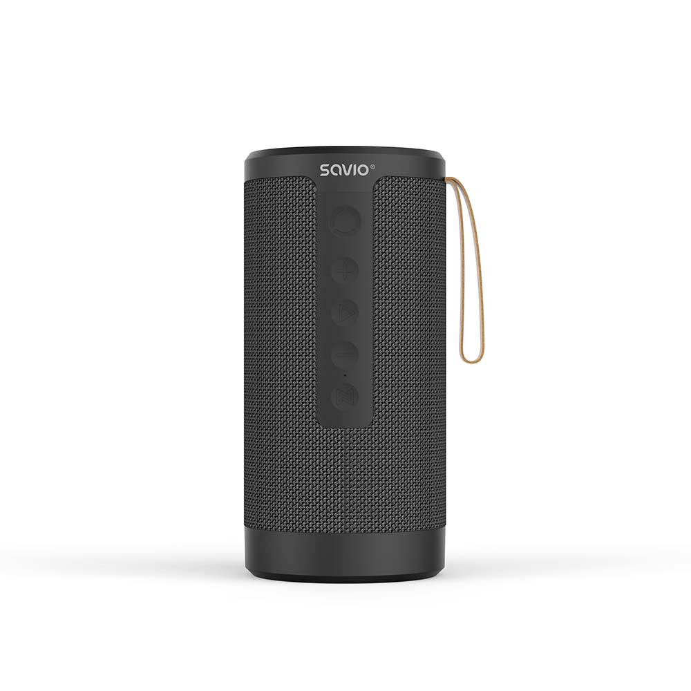 Brezžični bluetooth 5.1 zvočnik STEREO 2x 5W črn