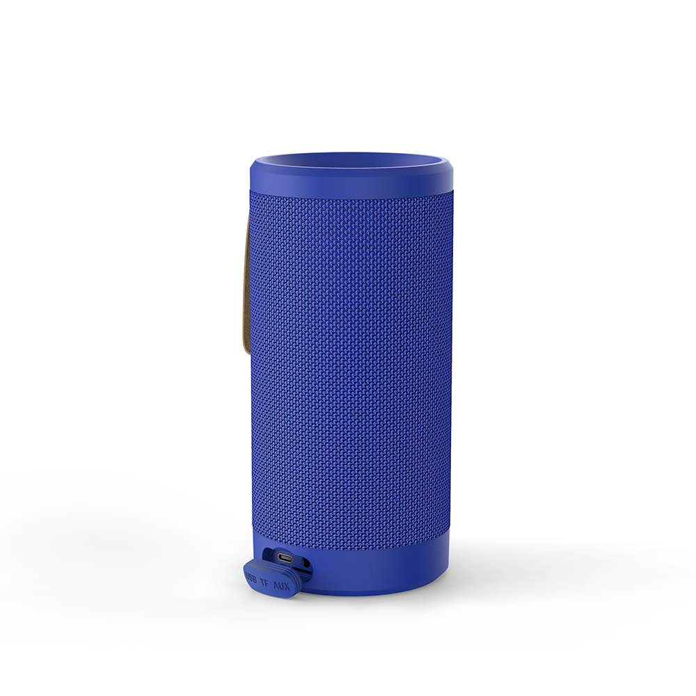 Brezžični bluetooth 5.1 zvočnik STEREO 2x 5W moder