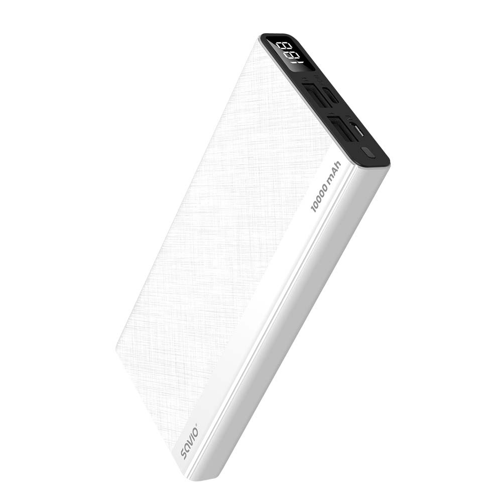 Prenosna baterija powerbank 10000mAh PD in QuickCharge z LED zaslonom