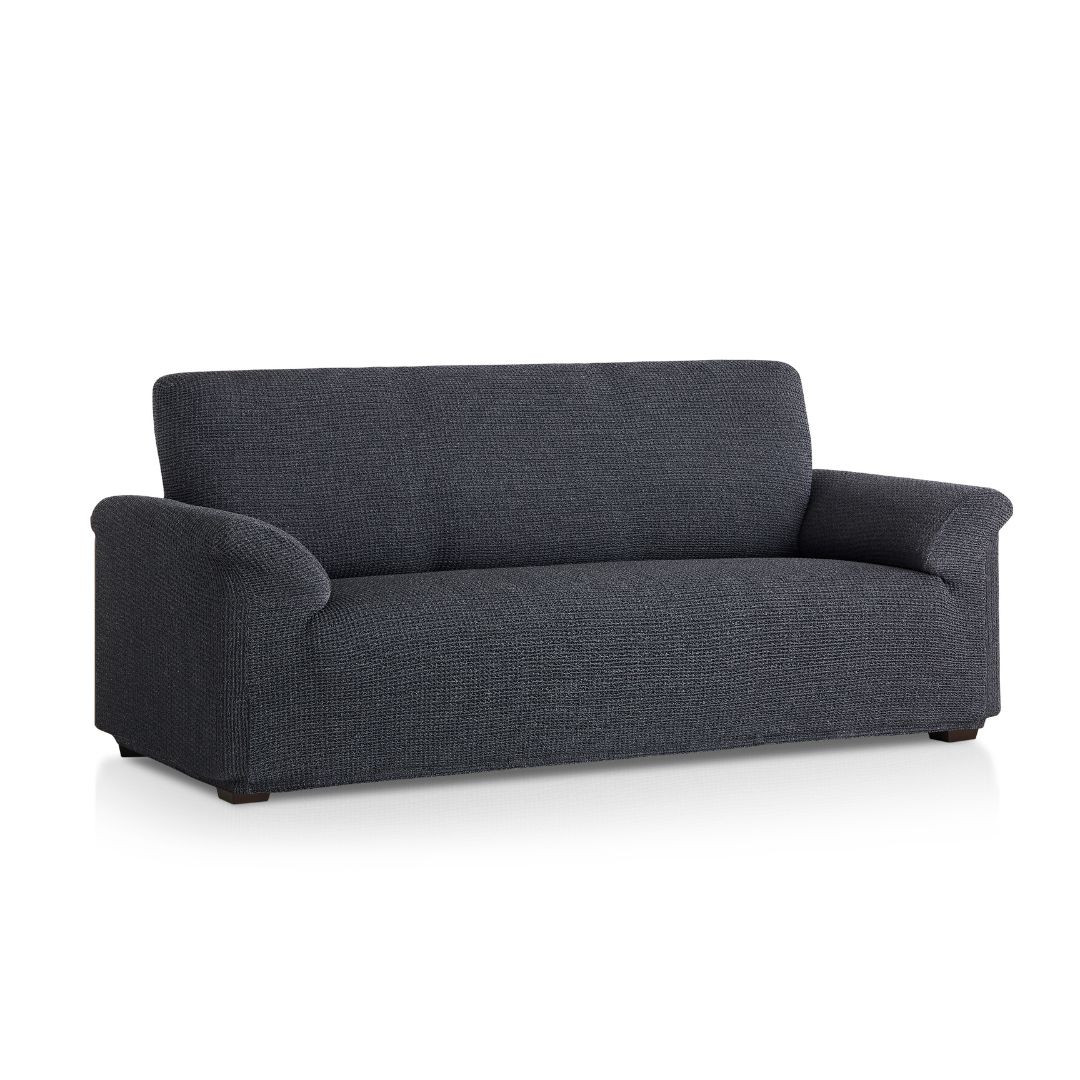 Raztegljiva stretch prevleka za trosed -  kavč 180-230 cm črno/bela (siva) EU kvaliteta – slika 9