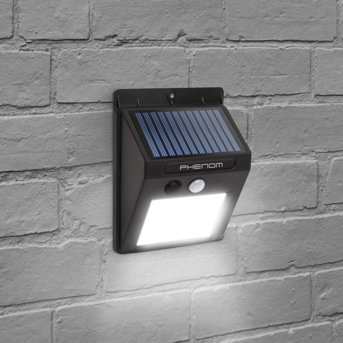 COB LED stenska solarna svetilka 3W 120lm s senzorjem gibanja