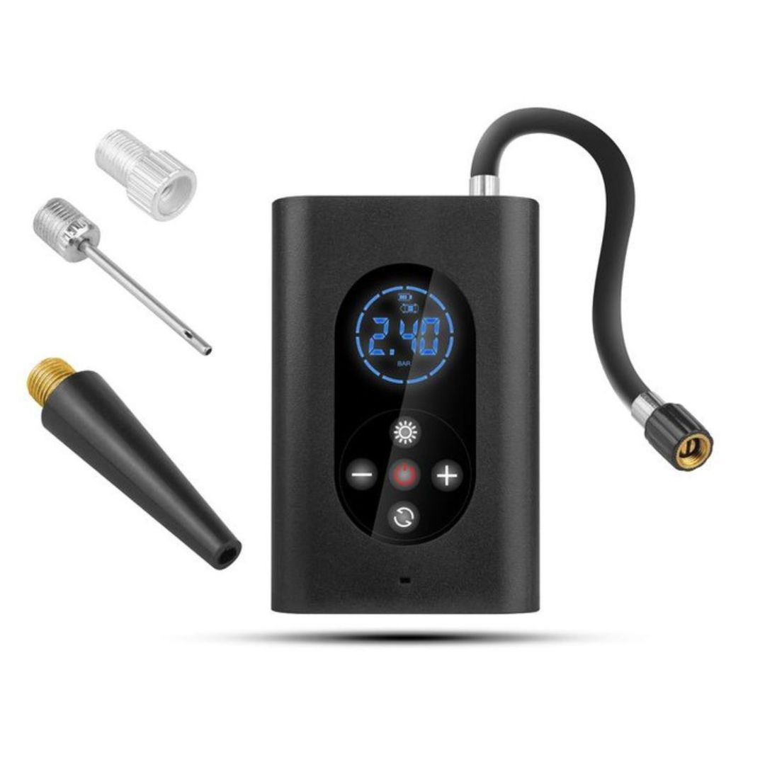 Akumulatorski kompresor za kolesa / avtomobile 4000Mah z LED svetilko