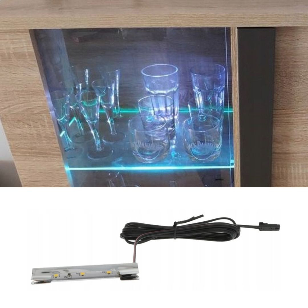 LED svetilka "klips" za steklene police 0,27W 13 lm toplo bela