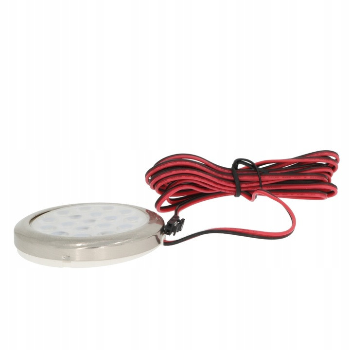 Pohištvena LED svetilka 1,5W 12V 4000K okrogla