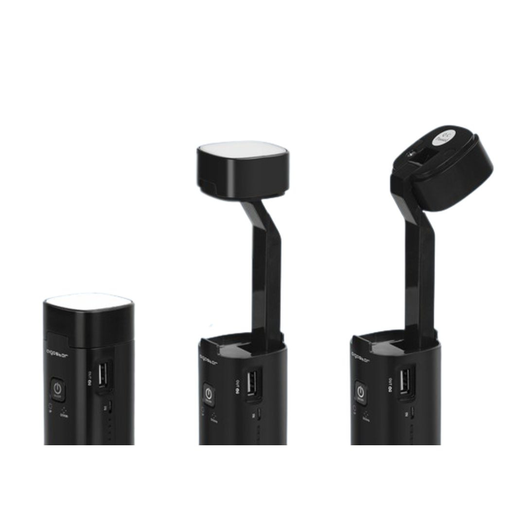 Powerbank zložljiva namizna polnilna LED svetilka 3W 4500K s funkcijo polnjenja mobilnih naprav