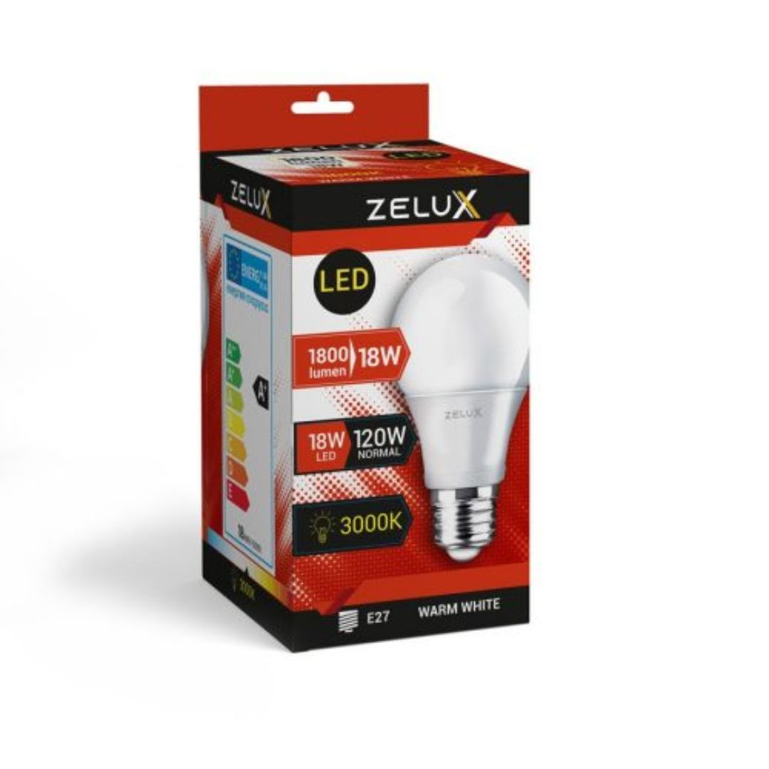 LED sijalka E27 A80 18W 1800lm tolpo bela 3000K