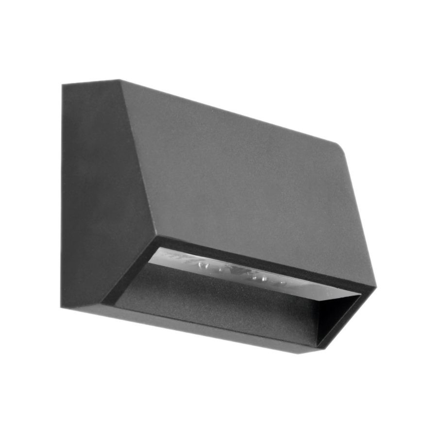 Zunanja stenska LED svetilka PVC 1,5W 4000K IP65 črna