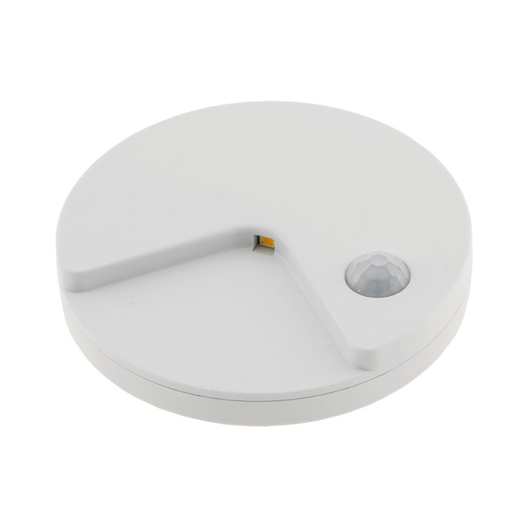 Tanka USB polnilna LED svetilka s PIR senzorjem gibanja toplo bela svetloba