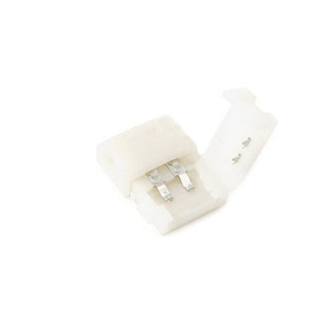Dvopolni konektor za povezavo LED traku tipa 5050 (10mm) brez kabla
