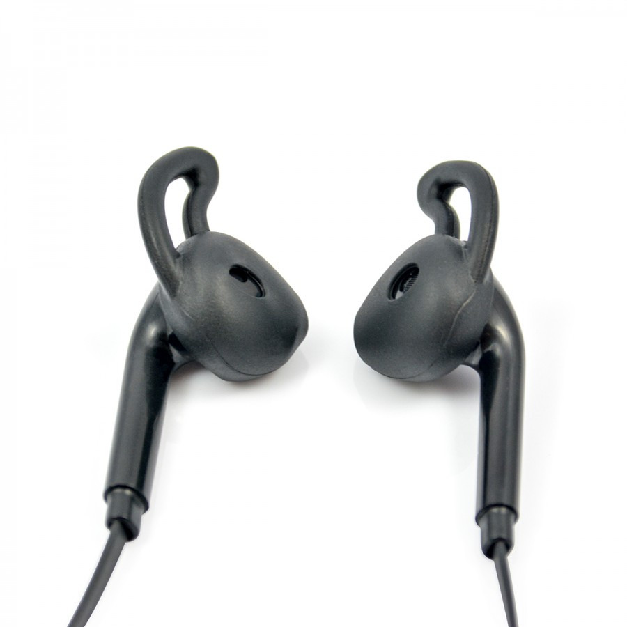 Bluetooth športne slušalke z mikrofonom črne