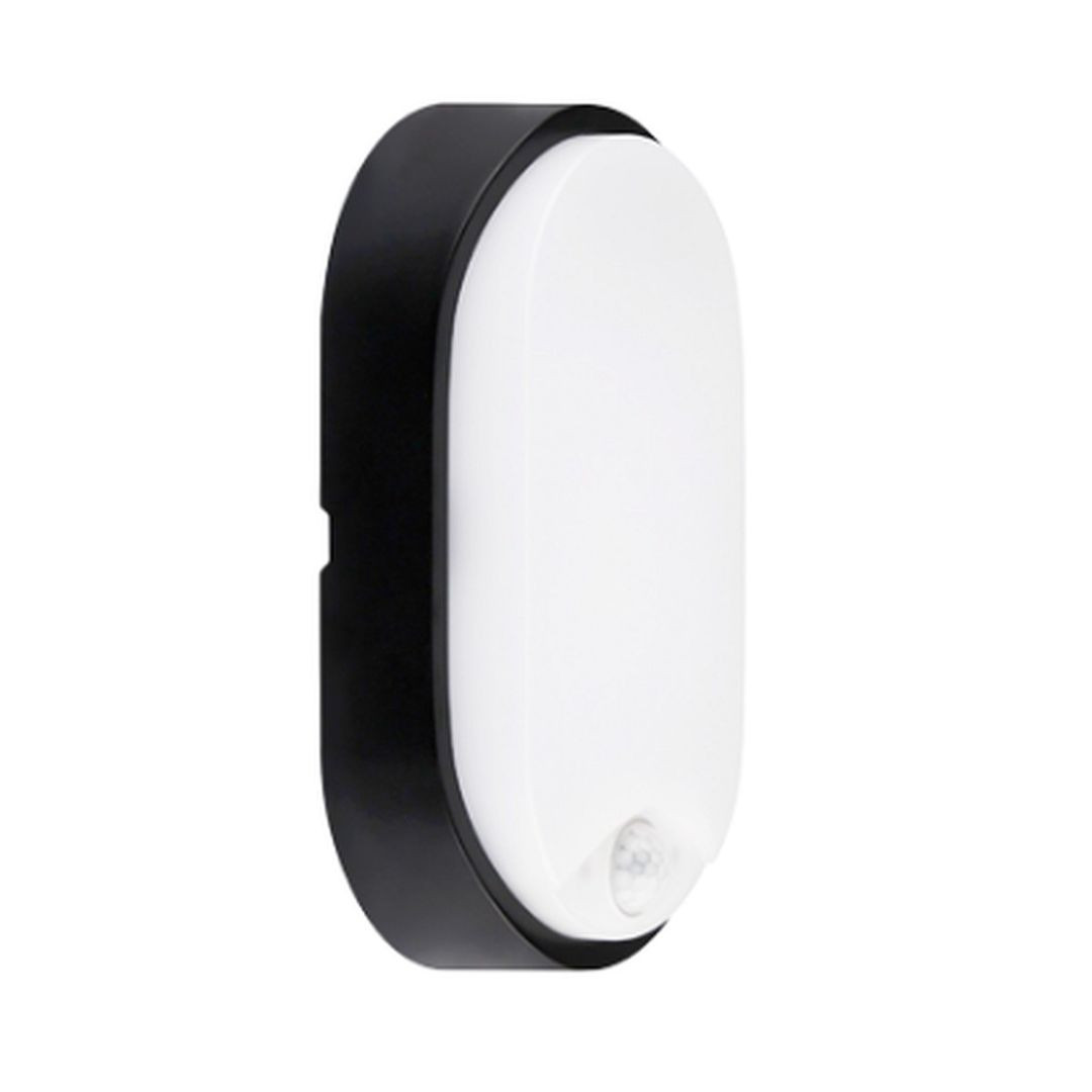LED plafoniera bulkhead 15W 4000K s senzorjem gibanja ovalna