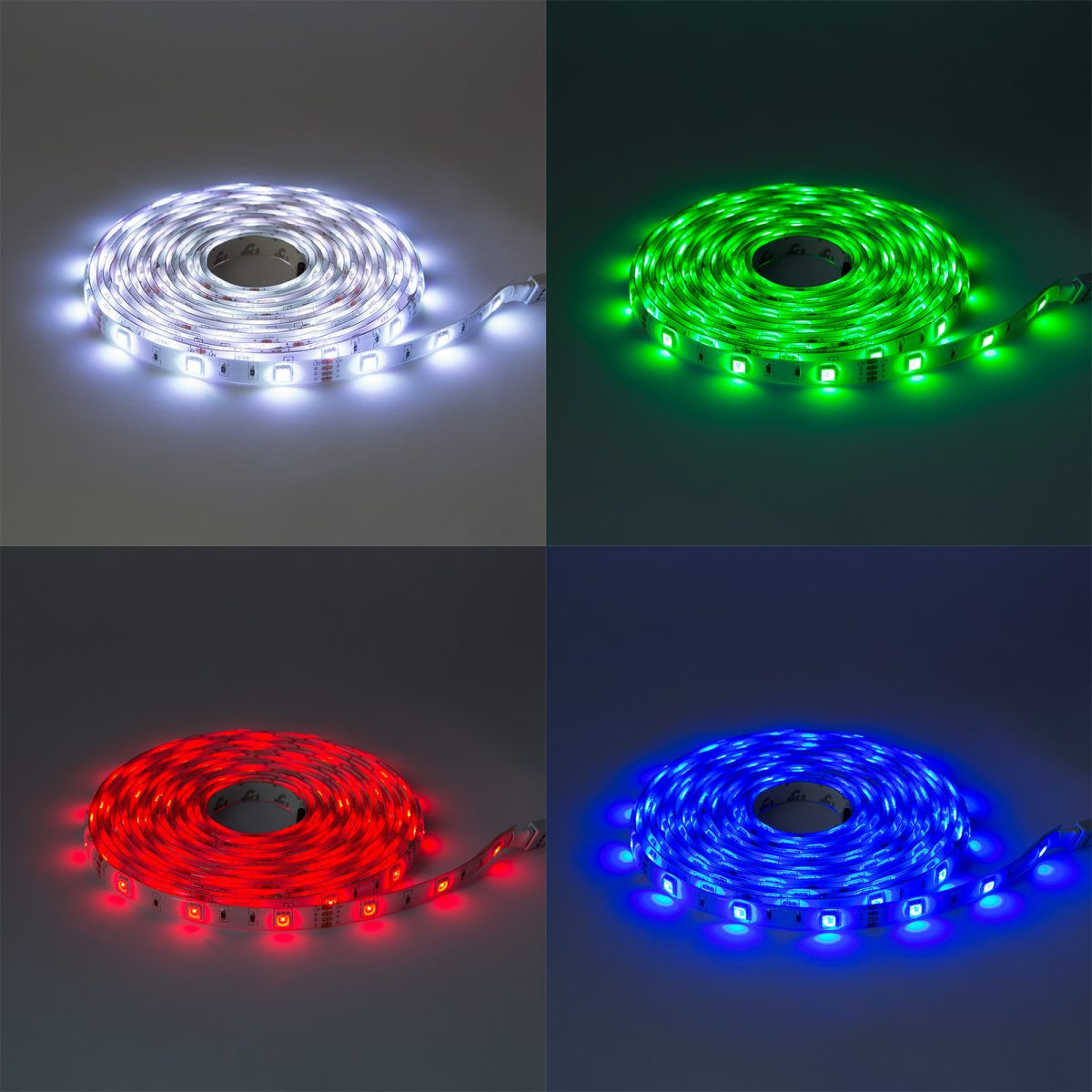 RGB LED trak komplet s kontrolerjem in napajalnikom SMD 5050 IP65 5m