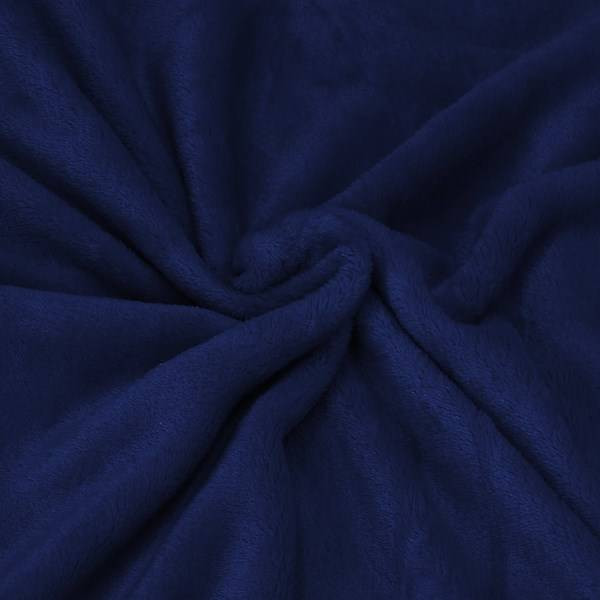 Odeja plišasta Luxurious 150 x 200cm temno modra