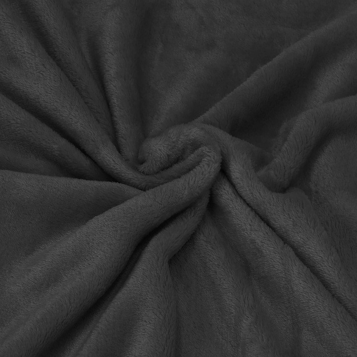 Odeja plišasta Luxurious 150 x 200cm siva