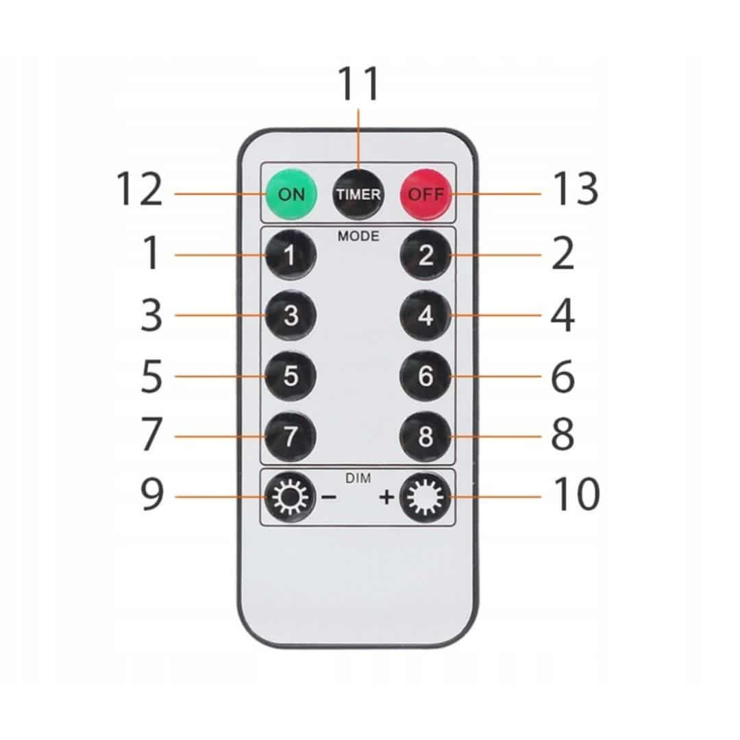 LED svetlobna zavesa USB 5V 300 LED 3x3 m 6500K