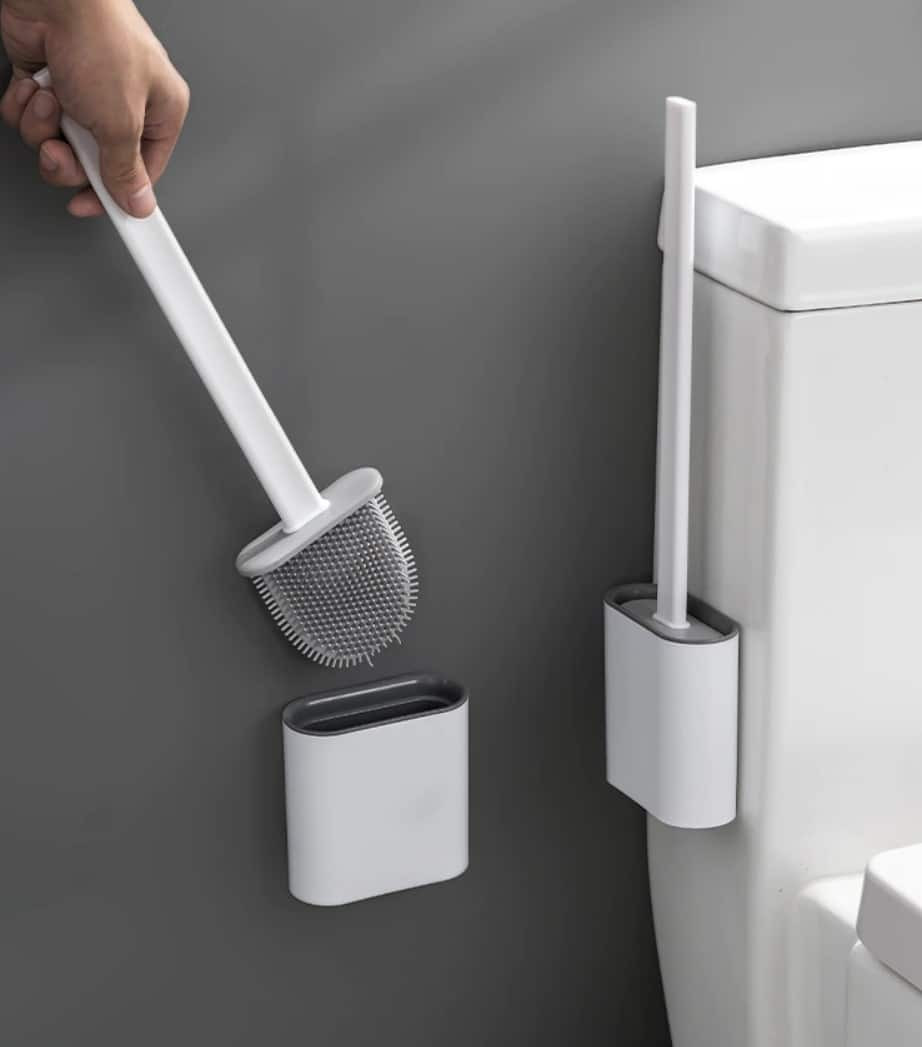 Silikonska WC ščetka ploščata