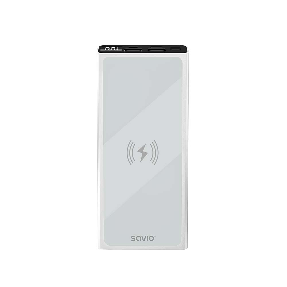 Prenosna baterija powerbank 10000mAh z brezžičnim polnjenjem
