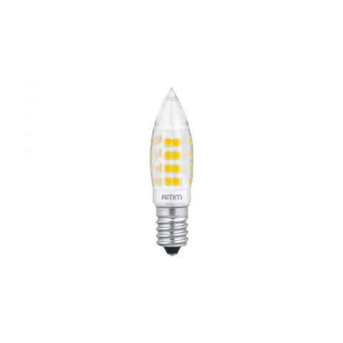 LED sijalka E14 3W 300lm 360° mini svečka nevtralno bela 4000K steklena