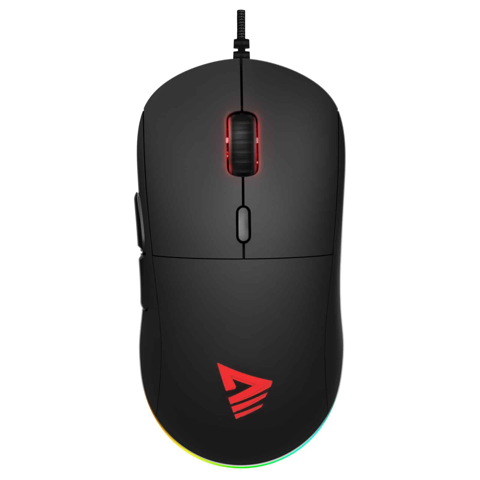 Profesionalna USB žična gamning miška z RGB osvetlitvijo 12000 DPI