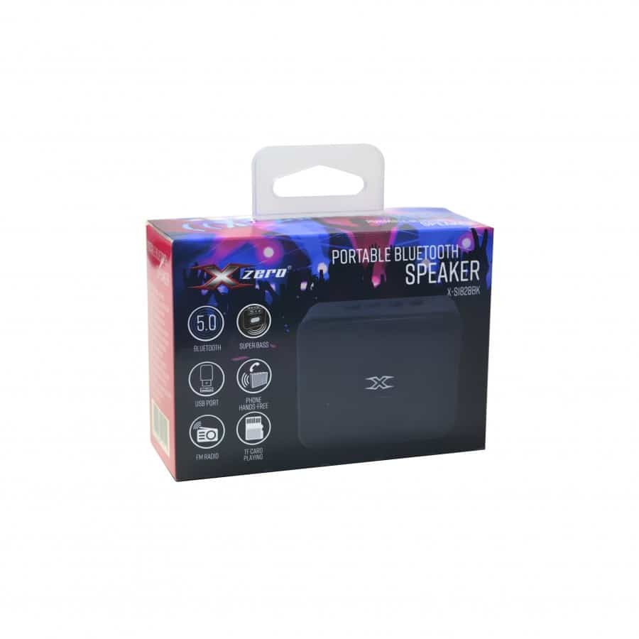 Bluetooth zvočnik bluetooth 5.0 / AUX / TF / USB / RADIO 3W črn