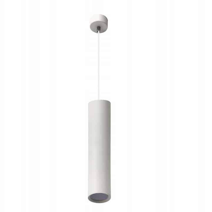 Stropna viseča svetilka 1 x GU10 bela 56x170mm