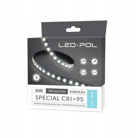 LED trak "SPECIAL CRI95" 12V 17W/m 1560lm/m 4000K IP20 5m