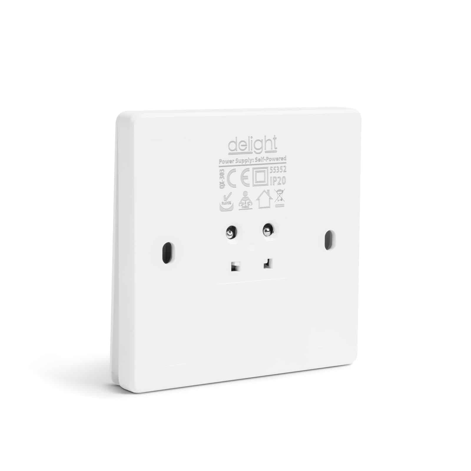 Vgradni brezžični sprejemnik + enojno brezžično stikalo brez uporabe baterij 110 - 230V AC 10A 433 Mhz