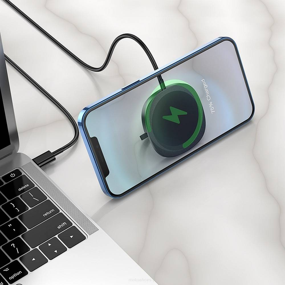 Brezžični indukcijski polnilec za hitro polnjenje MagSafe USB-C 15W