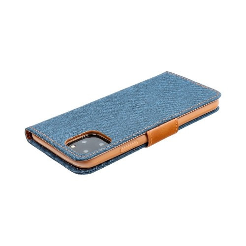Preklopni ovitek za Samsung Galaxy S22 Ultra temno moder / rjav