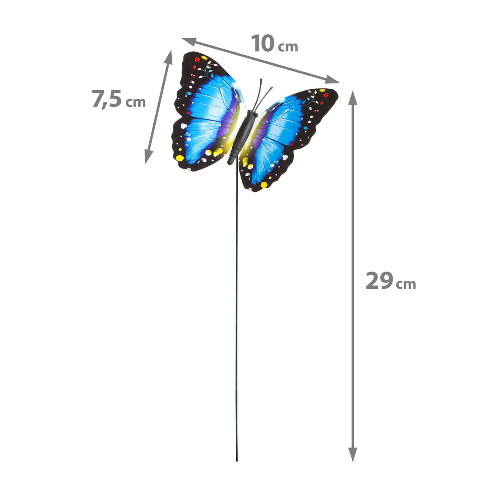 Metulj za dekoracijo različni modeli 29 cm – slika 3