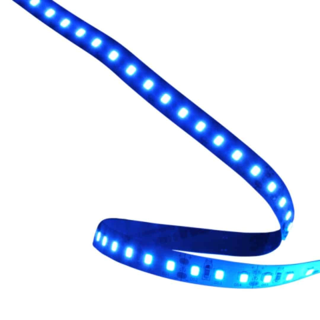 Barvni LED trak moder "SKY BLUE" 14,6w/m 12V IP20 5m – slika 2