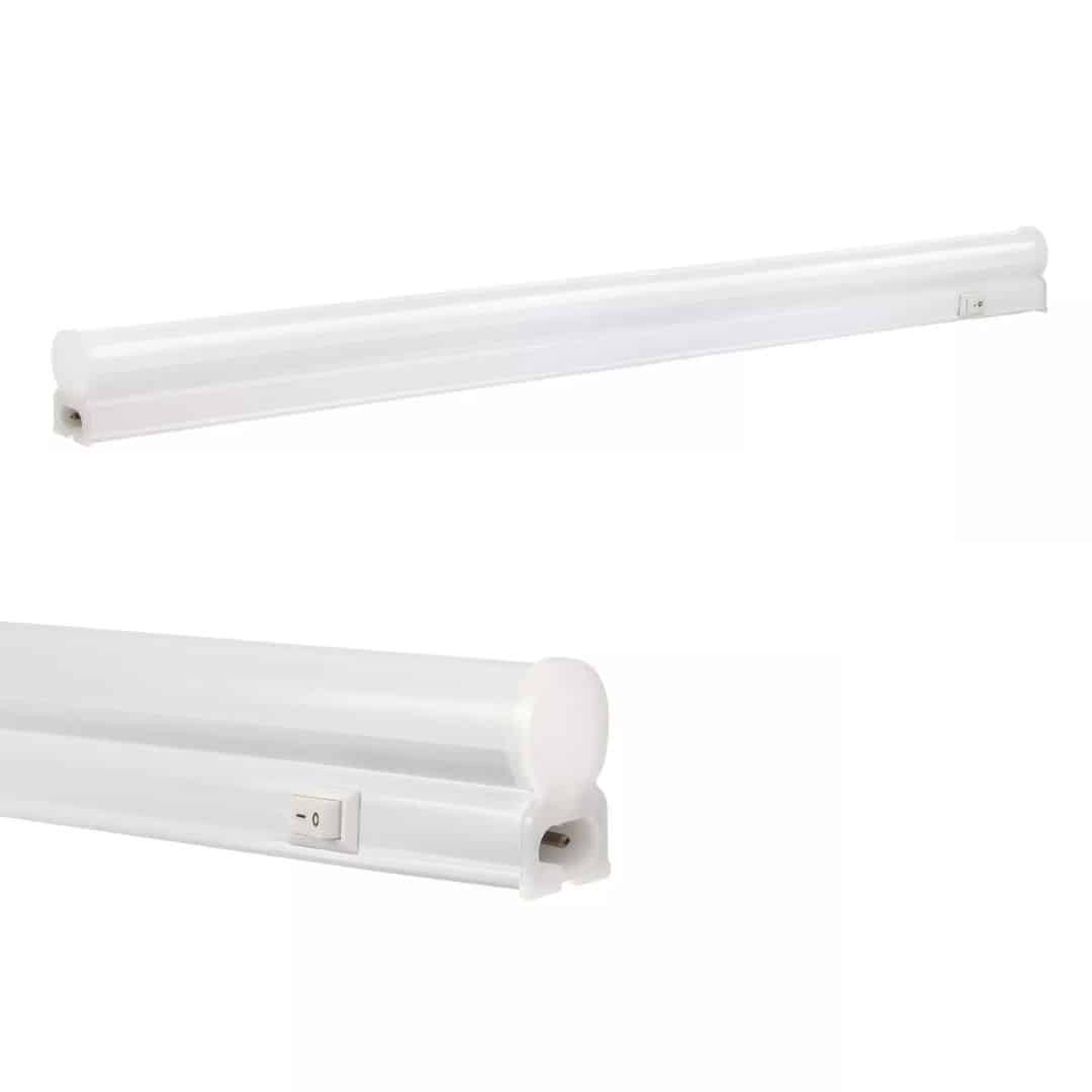 Podelementna T5 LED svetilka s stikalom 90 cm 10W 850lm 4000K s kabli