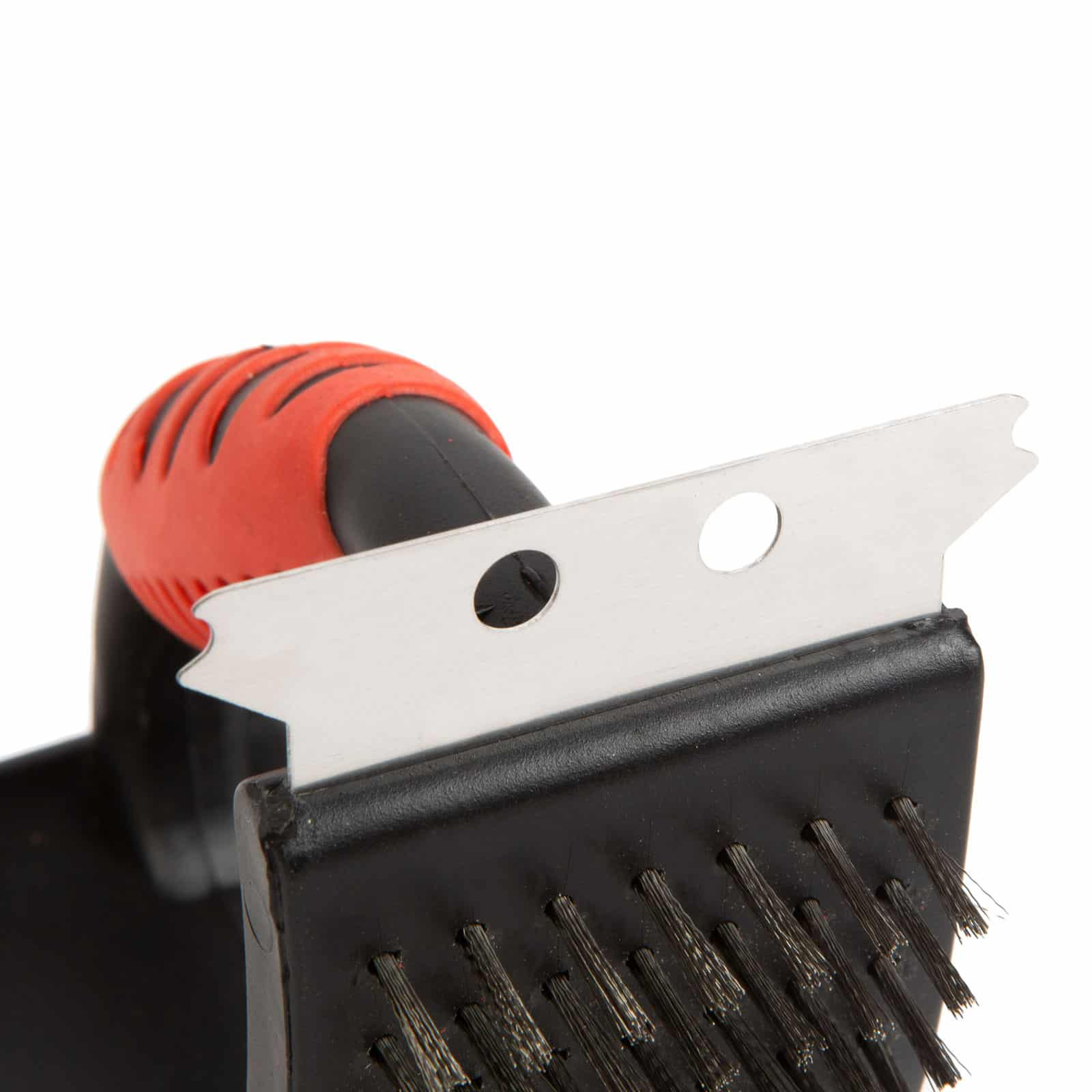 Krtača za čiščenje žara z gobico z ergonomskim ročajem