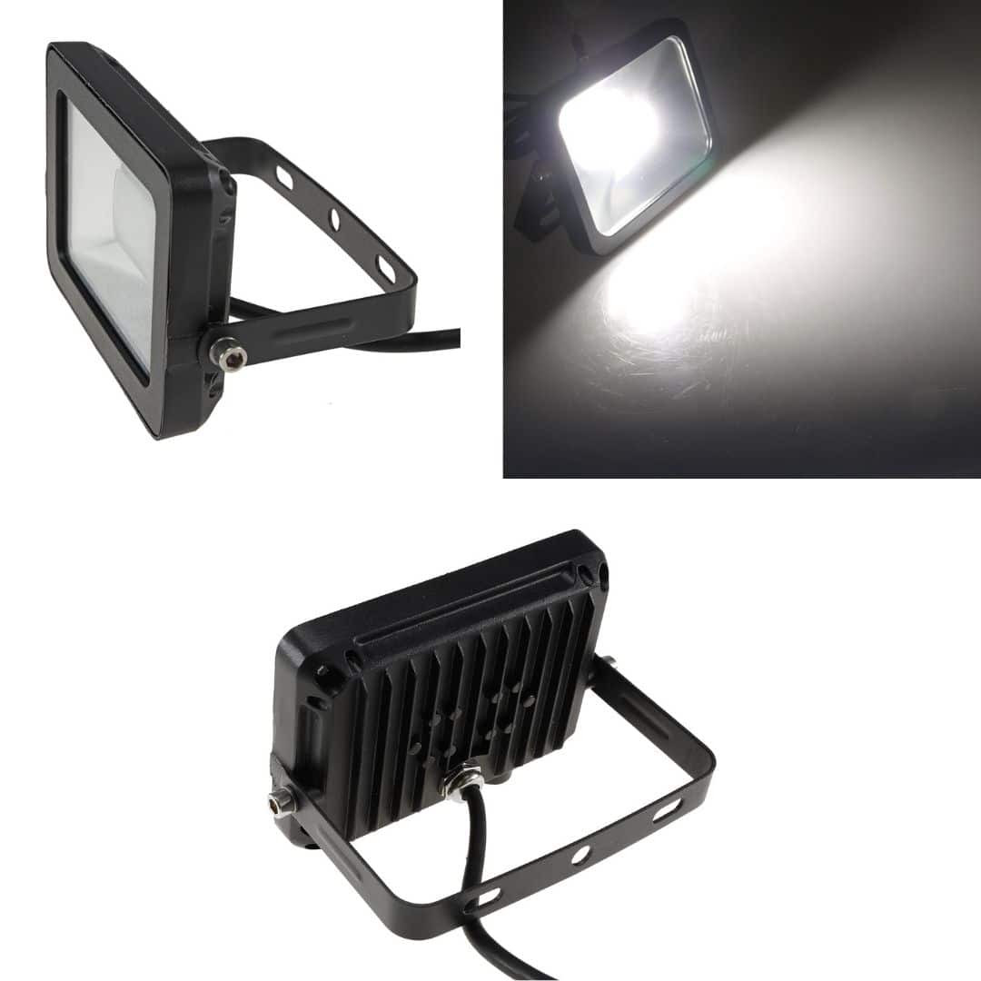 LED reflektor 12-24V 10W 750lm 4000K IP65 vodotesen