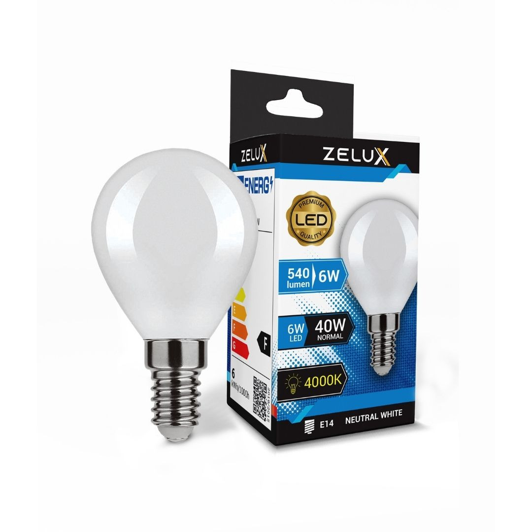 LED sijalka E14 G45 6W 540lm 4000K