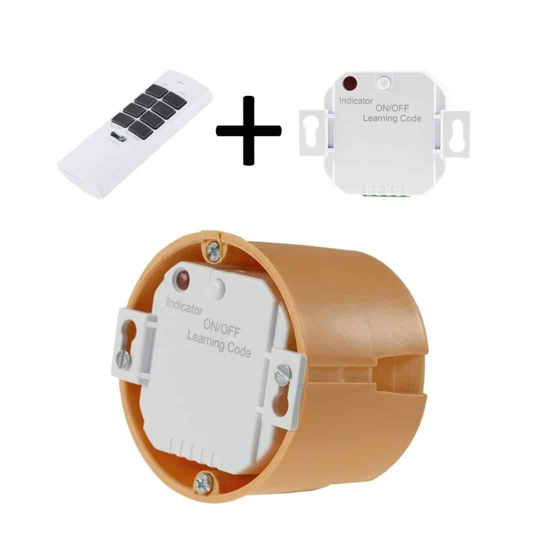 Starter set brezžičnega sprejemnika 230V 433,92Mhz in daljinskega upravljalnika