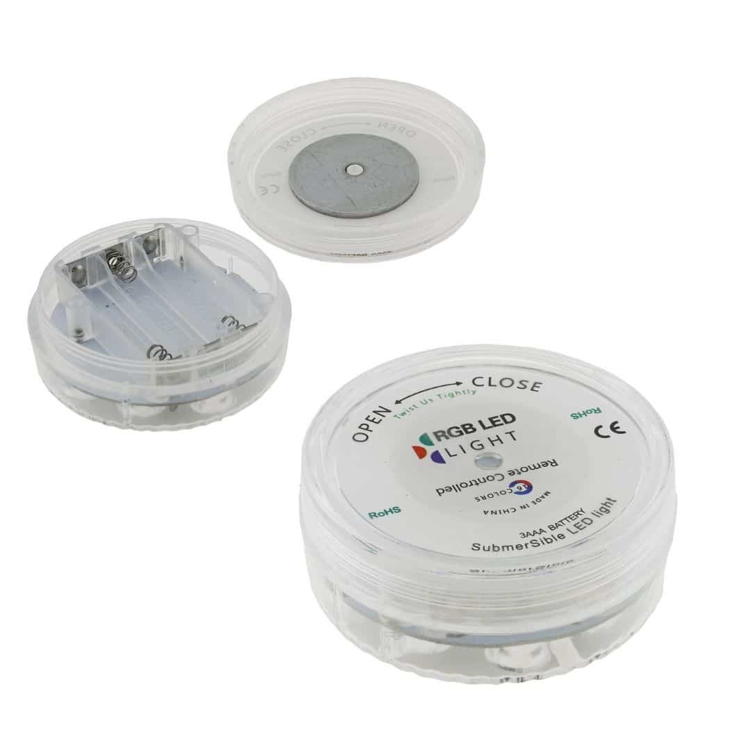 Set 4 vodotesnih RGB LED svetilk za bazen z daljinskim upravljalnikom IP68
