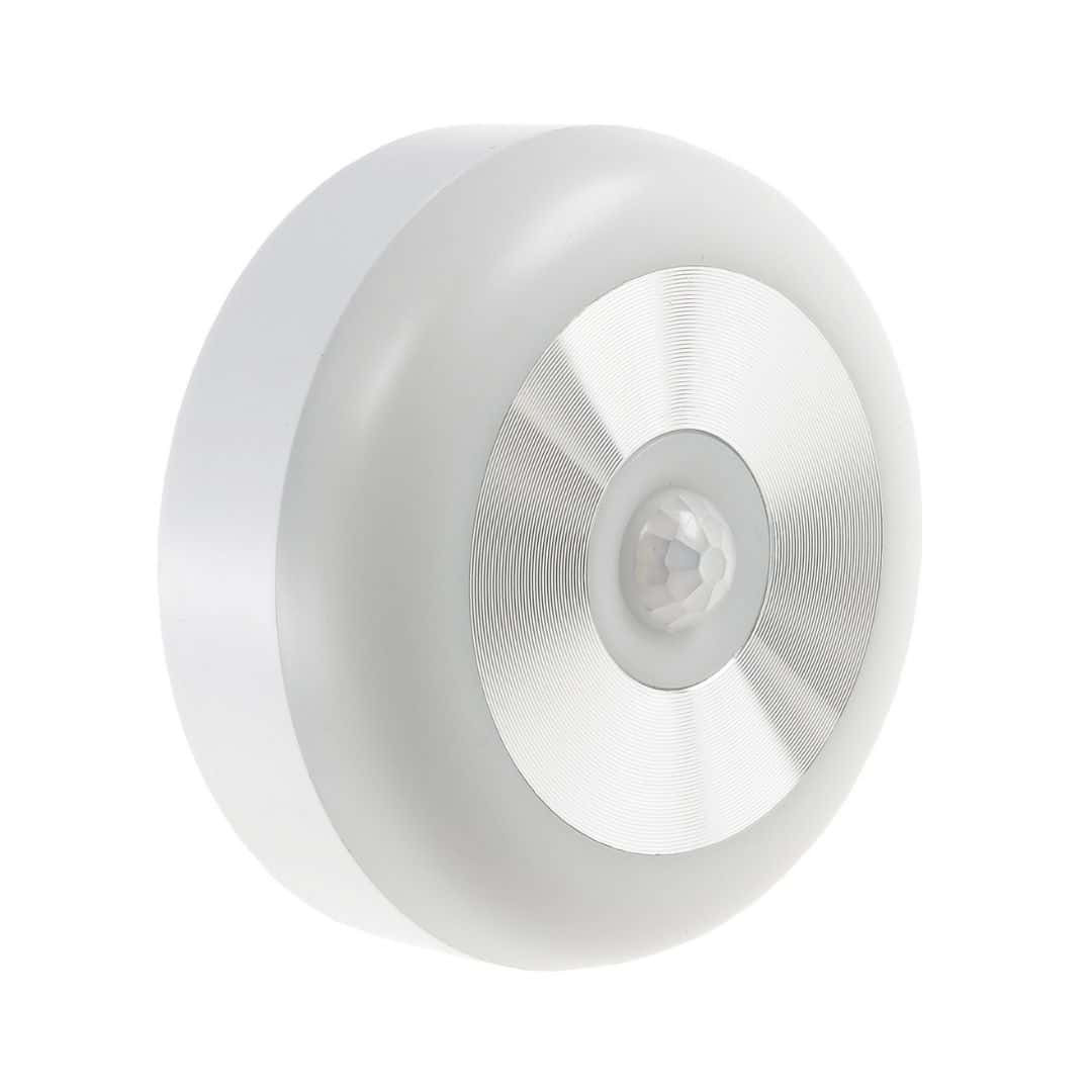 Baterijska LED svetilka s PIR senzorjem gibanja z magnetom 70x25mm 3xAAA 1W 70lm toplo bela svetloba